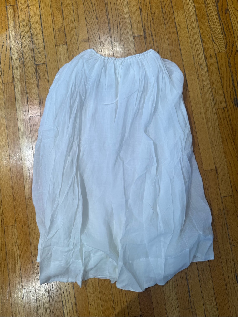 DISSH Layne White Ramie Maxi Skirt - Picture 12 of 15